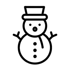 snowman, icon, symbol, vector, pictogram 