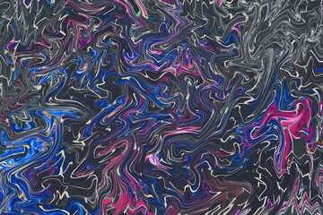 Marbled abstract liquid swirl colors pattern background