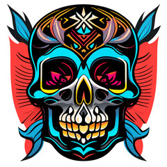 close up, skeleton, bone, colorful, vector, gangster, motorcycle 