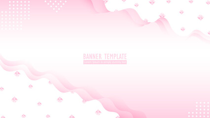 pink diamond abstract template background