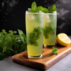 Tangy and Spicy Jal Jeera with Fresh Mint