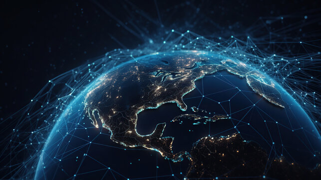 Global network, desin mockup 