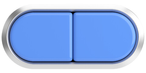 3D button. Scoreboard. 3D illustration.