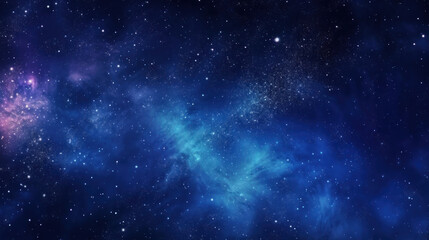 Obraz na płótnie Canvas Ultramarine galaxy of stars outer space textures with sparkly 