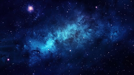 Obraz na płótnie Canvas Ultramarine galaxy of stars outer space textures with sparkly 