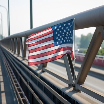 Connecting Bridges A Flag on a Bridge