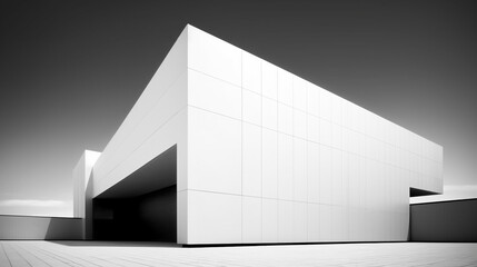 Fototapeta premium Generative AI, Symmetry in Simplicity