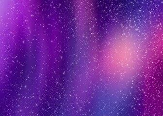 Purple background with stars