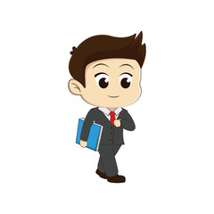 cartoon businessman