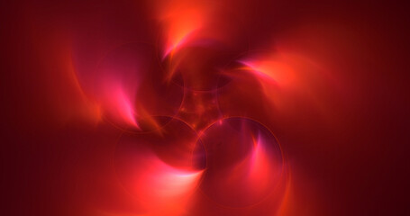 3D rendering abstract circle light background