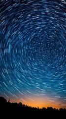 Fototapeta premium Spectacular stars at night. Generative AI
