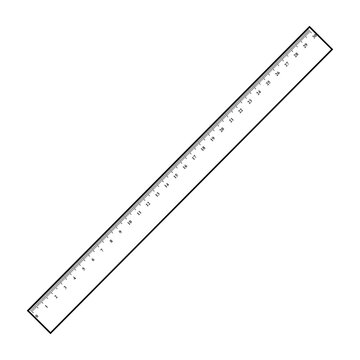 ruler line vector illustration