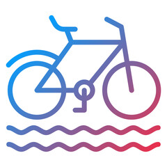 Vector Design Water Tricycle Icon Style