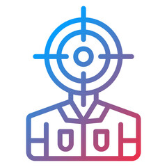 Vector Design Headshot Icon Style