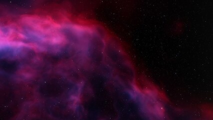 Fototapeta premium Deep space nebula with stars. Bright and vibrant Multicolor Starfield Infinite space outer space background with nebulas and stars. Star clusters, nebula outer space background 3d render 