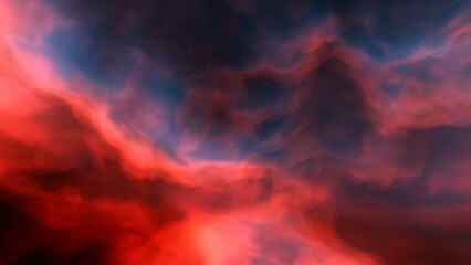 Space of night sky with cloud and stars

