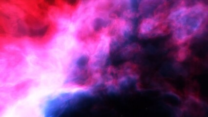 bright nebula, nebula in space, majestic red-purple nebula, beautiful space background 3D render
