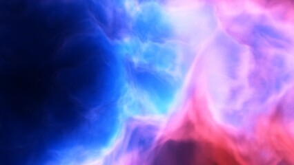 bright nebula, nebula in space, majestic red-purple nebula, beautiful space background 3D render
