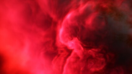 bright nebula, nebula in space, majestic red-purple nebula, beautiful space background 3D render
