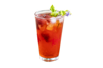healthy drinks cold strawberry juice for health care 