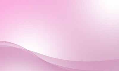 abstract pink curves waves lines with smooth gradient background