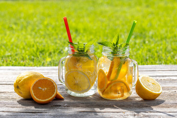 Refreshing homemade lemonade
