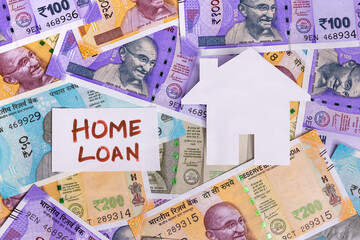 Indian Currency background - Home loan Theme 