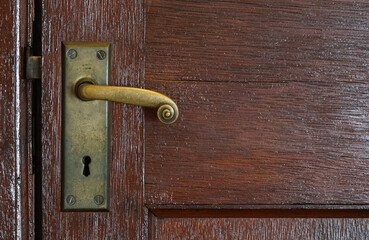 old wooden door