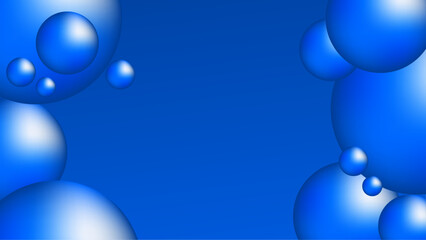 Bright colorful sun and sea bokeh background