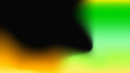 Neon blur glow. Color light overlay. Disco illumination. Defocused blue pink red ultraviolet radiance soft texture on dark black abstract empty space background