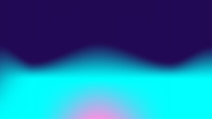 Neon blur glow. Color light overlay. Disco illumination. Defocused blue pink red ultraviolet radiance soft texture on dark black abstract empty space background