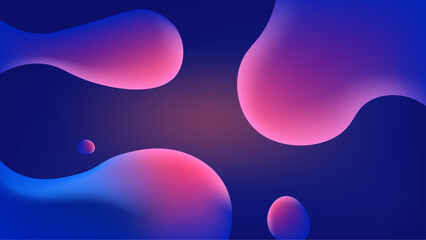 abstract fluid bubble color gradient background. futuristic colorful shapes design