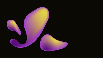 abstract fluid bubble color gradient background. futuristic colorful shapes design