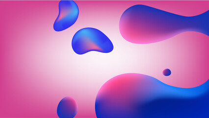 abstract fluid bubble color gradient background. futuristic colorful shapes design