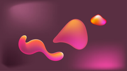 abstract fluid bubble color gradient background. futuristic colorful shapes design