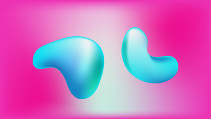 abstract fluid bubble color gradient background. futuristic colorful shapes design
