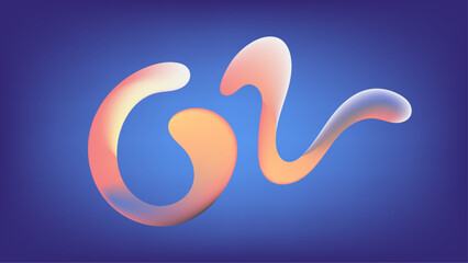 abstract fluid bubble color gradient background. futuristic colorful shapes design