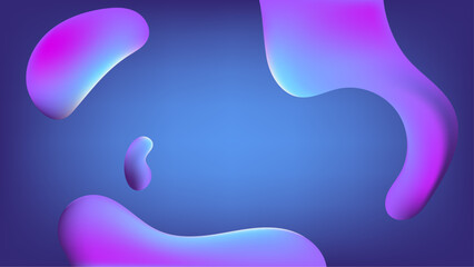 abstract fluid bubble color gradient background. futuristic colorful shapes design