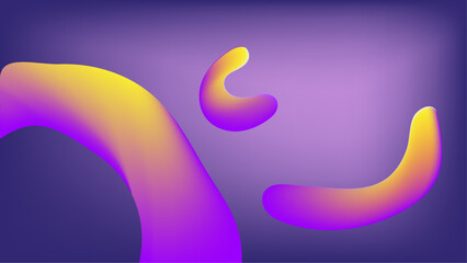 Fototapeta premium abstract fluid bubble color gradient background. futuristic colorful shapes design
