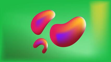 abstract fluid bubble color gradient background. futuristic colorful shapes design