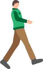 Man Walking Gesture