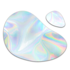 Minimal Hologram Note pad Sticky pad Shape torn paper