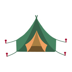 Green tent