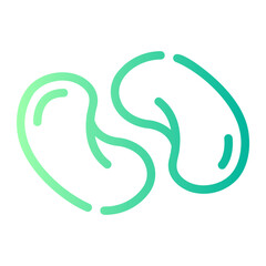 Obraz premium french bean Line Gradient Icon