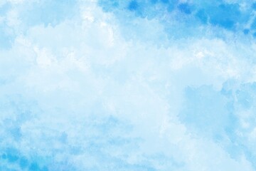 Obraz premium Blue abstract watercolor background wallpaper
