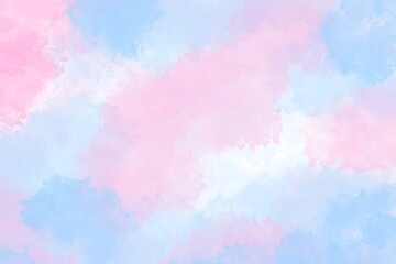 Pink blue pastel abstract watercolor background wallpaper
