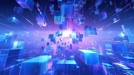 Futuristic abstract background, 3d rendering, computer digital illustration