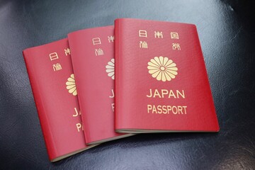Tokyo, Japan, Jun 2023. Japanese passport.