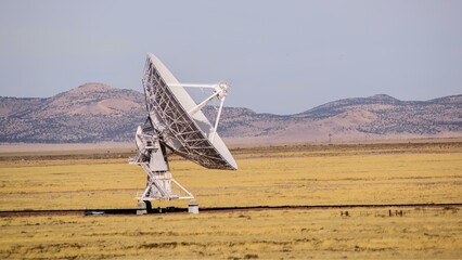 Signals from the Sky: 4K Close-Up of the Impressive Satellite Antenna Array at the Very Large Array...