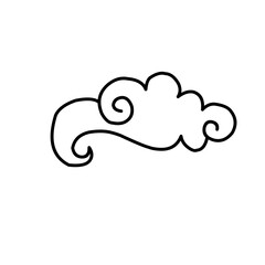 oriental cloud illustration